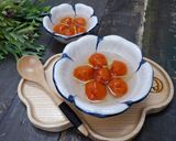 Hình bước làm 9 của món Chè Bột Lọc Gấc Heo Quay