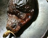 A picture of step 1 of Vangyache (baingan) bharta.