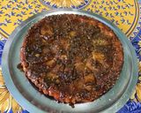 Une image de l'étape 10 de Tarte renversée aux pommes,pistaches et caramel.