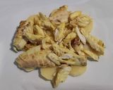 Foto del paso 6 de la receta Lubina con Langostinos y Mejillones en tempura
