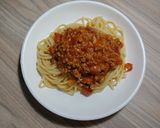 Hình bước làm 5 của món SPAGHETTI NAPOLIAN - Mì Ý bò băm (Japanese ketchup pasta)