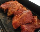 A picture of step 2 of Pulled Pork with Strawberry Chipotle Sauce.