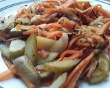 Foto del paso 6 de la receta: 🍟Papas🥔, cebollas🌰y zanahorias🥕salteadas🍟