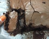 Foto langkah ke 10 dari resep 19. Fudge Brownies Chocolatos Lumerrr.