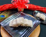 A picture of step 3 of Coconut Burfi.