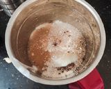A picture of step 1 of Sooji Cake.