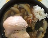 Foto del paso 4 de la receta: Pollo al champiñón con arroz y papas fritas