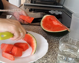 Foto del paso 1 de la receta: Granizado de sandía (y cómo convertirlo en cóctel)