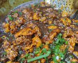 A picture of step 7 of Chineese vegetable manchurian and ponda noodle#challenge.