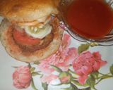 A picture of step 4 of Homemade Vegetable. Burger.