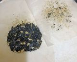 A picture of step 5 of Black Sesame Seeds & Cashews Chikki Roundels.