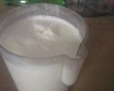A picture of step 1 of Namkin lassi /sweet lassi.