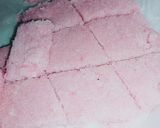 A picture of step 3 of Coconut mithai.