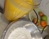 Foto del paso 4 de la receta: Torta de naranja y zanahoria en licuadora 🥕😋 húmeda y rica, ideal para un mate en la tarde 🤭
