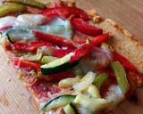 Édesburgonya pizza recept fázis 3 fotója