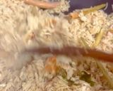 A picture of step 8 of Lemper Ayam - Steamed Glutinous Rice with Spiced Chicken Floss.