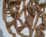 A picture of step 7 of Darsan (multi-flour honey noodls).