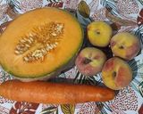 Foto del paso 1 de la receta: Helado de frutas (color naranja) y zanahoria