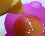 Mézes-diós sajttorta, narancs zselével recept fázis 6 fotója