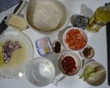 Foto langkah ke 1 dari resep Nasi Tomato Ayam Masak Merah.