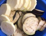 Foto del paso 1 de la receta Berenjena y calabacín rebozados🍆