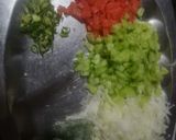 A picture of step 2 of Dahi pakora chaat.
