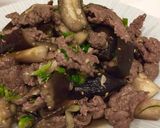 Hình bước làm 5 của món Đùi bò Nhật xào cà tím