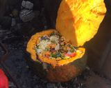 Foto del paso 3 de la receta: Zapallo relleno a la parrilla