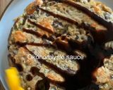 A picture of step 4 of Okonomiyaki 🍕.