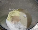 Foto langkah ke 4 dari resep Bolu Kukus Nasi Keju Bunga Telang 🧀🌸.