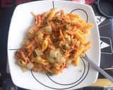 Foto del paso 10 de la receta: Pasta de 🌽 con salteado veggie y especias italianas 🍝