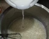 A picture of step 4 of Pasta with white sauce.