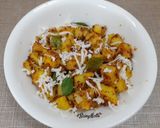 A picture of step 6 of Sweet Potato Poriyal.