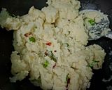 A picture of step 2 of Steamed Stuffed Suji Balls.