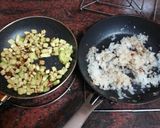 Foto del paso 1 de la receta Tortilla de papas con cebolla, calabacín y perejil