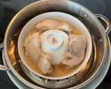 A picture of step 2 of Steamed Chicken with Ginger Scallion Oil.