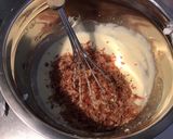 Une image de l'étape 8 de Flan d endives caramélisées à la ricotta,lomo corse et sirop d’érable.