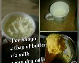 A picture of step 1 of Khoya GulabJaman.