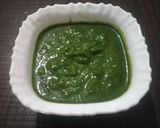 A picture of step 3 of Green Chutney.
