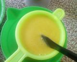 A picture of step 3 of Mango avocado juice#4weekschallenge.