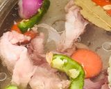 A picture of step 1 of Chicken Stock.