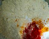 A picture of step 5 of Aloo Chop.