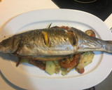 Foto del paso 5 de la receta: Lubina al Horno con patatas