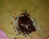Foto langkah ke 5 dari resep Dadar Gulung Isi Pisang Coklat Keju.