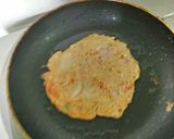 A picture of step 4 of Vegetables chilla.