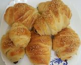 صورة لخطوة 12 من وصفة كروسان بشكولا النوتيلا اللذيذة 😋😋😋