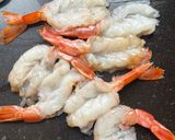 Foto del paso 2 de la receta: Bomba rellena de gambas, bacalao y all-i-oli