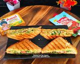 A picture of step 4 of Avocado Wheat Bread Grilled Sandwich.