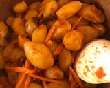 A picture of step 5 of Potato Rashee.