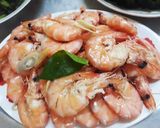 Hình bước làm 3 của món Tôm hấp sả lá chanh cực ngon